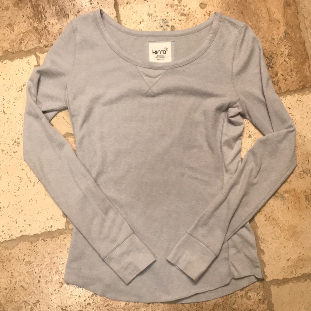 Kirra Grey Longsleeve Thermal Shirt